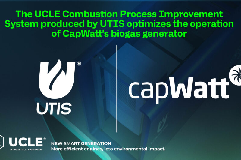 Parceria entre UTIS e CapWatt para a otimização de gerador a biogás